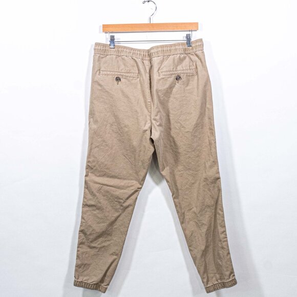 Chino Jogger Pants Goodfellow Medium Y2K Preppy Streetwear Skate Beige - Picture 2 of 8